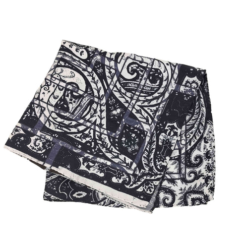 エトロ ETRO ペイズリー シルク ハンカチ レディース