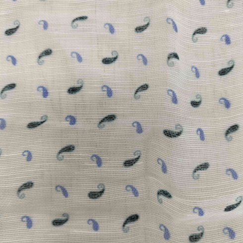 エトロ ETRO ペイズリー リネン ハンカチ レディース