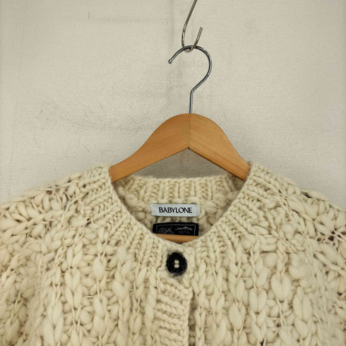 バビロン BABYLONE NEPAL HAND KNIT ウール100 ハンドフォルムカーディガン レディース FREE