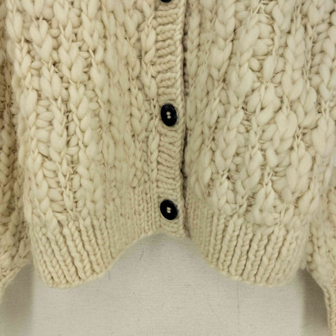 バビロン BABYLONE NEPAL HAND KNIT ウール100 ハンドフォルムカーディガン レディース FREE