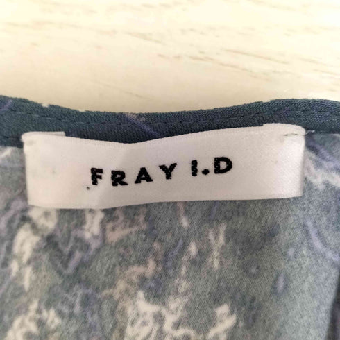 フレイアイディー FRAY I.D ラインアート プリント ワンピース レディース JPN:1
