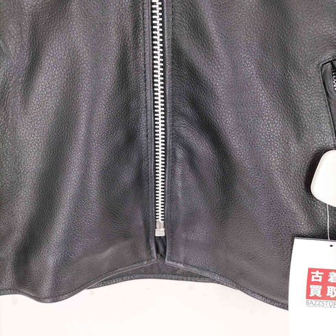Freedom SPORTSWEAR BUFFALO LEATHER バッファローレザー シングル ライダース ジャケット メンズ 36