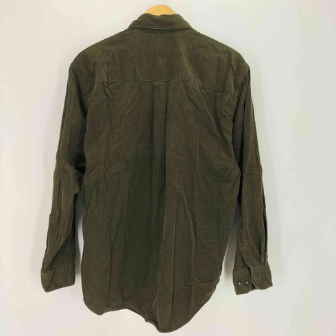 ヴァンヒューゼン VAN HEUSEN 90-00s フロントポケット コーデュロイ 長袖シャツ メンズ import:M