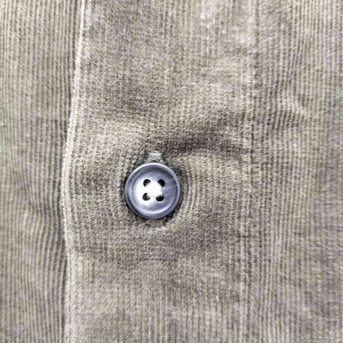 ヴァンヒューゼン VAN HEUSEN 90-00s フロントポケット コーデュロイ 長袖シャツ メンズ import:M