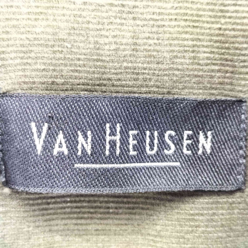 ヴァンヒューゼン VAN HEUSEN 90-00s フロントポケット コーデュロイ 長袖シャツ メンズ import:M