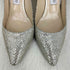 ジミーチュウ JIMMY CHOO ラメグリッターピンヒールパンプス レディース EUR:38