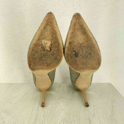 ジミーチュウ JIMMY CHOO ラメグリッターピンヒールパンプス レディース EUR:38