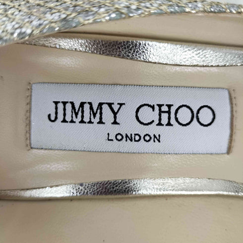 ジミーチュウ JIMMY CHOO ラメグリッターピンヒールパンプス レディース EUR:38