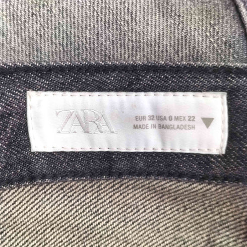 ザラ ZARA ワイドデニムパンツ レディース DE:32