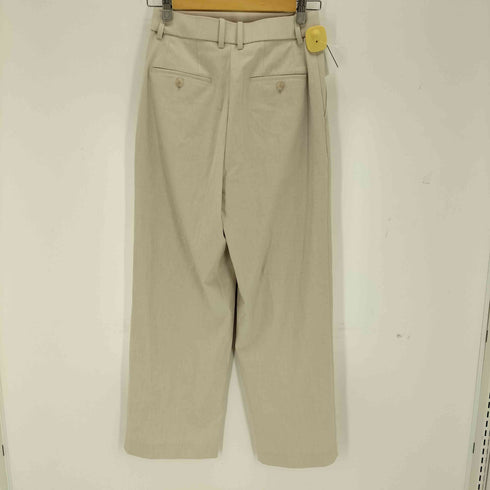 ユニクロ UNIQLO タックワイドパンツ グレー レディース JPN:M