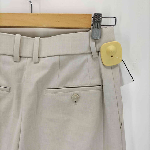 ユニクロ UNIQLO タックワイドパンツ グレー レディース JPN:M