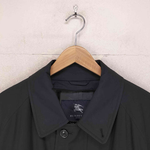 バーバリーロンドン BURBERRY LONDON 襟裏ノバ ステンカラーハーフコート メンズ LL