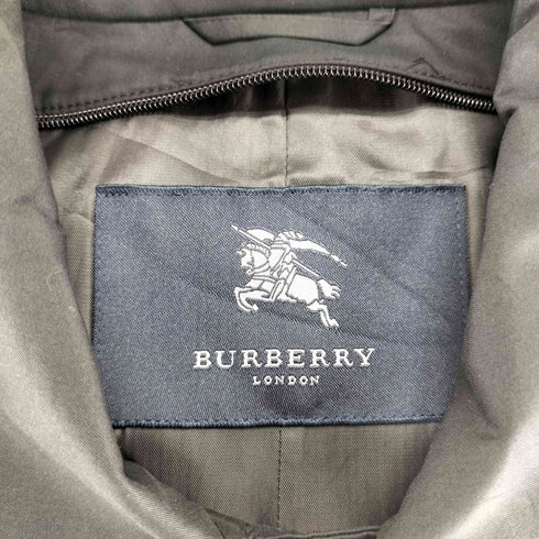 バーバリーロンドン BURBERRY LONDON 襟裏ノバ ステンカラーハーフコート メンズ LL