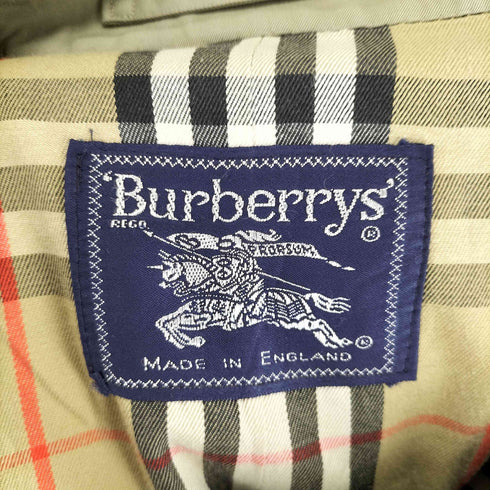 バーバリーズ BURBERRYS MADE IN ENGLAND 裏ノバ トレンチコート レディース