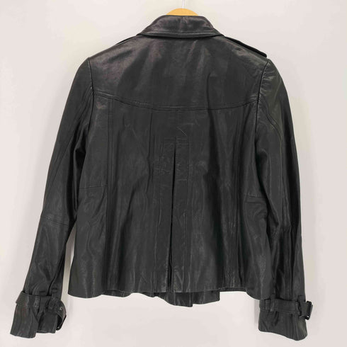 バーバリーロンドン BURBERRY LONDON Lamb leather jacket ラムレザー ジャケット レディース 38