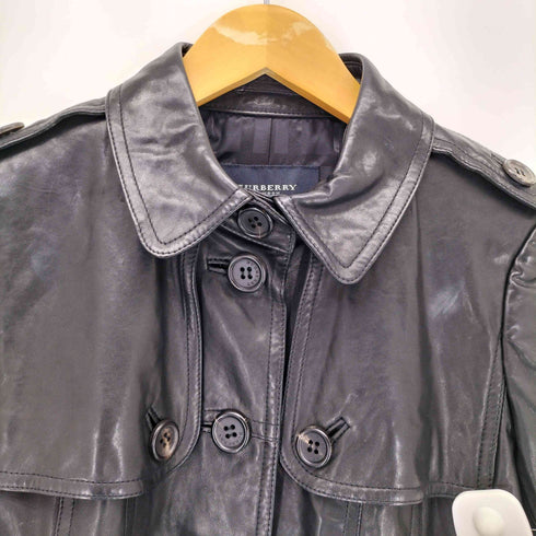バーバリーロンドン BURBERRY LONDON Lamb leather jacket ラムレザー ジャケット レディース 38