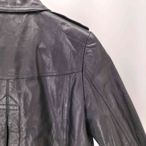 バーバリーロンドン BURBERRY LONDON Lamb leather jacket ラムレザー ジャケット レディース 38