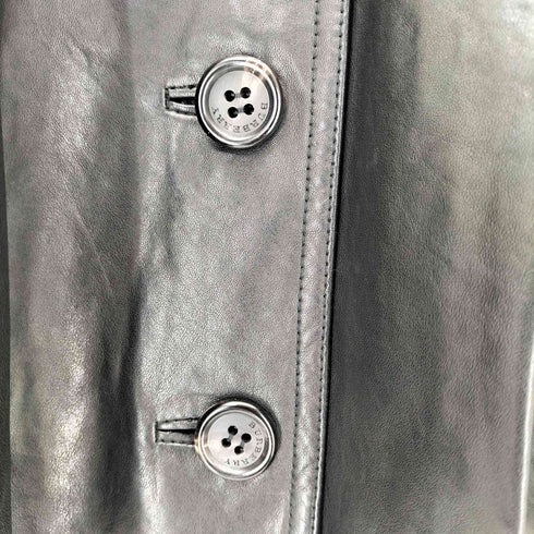 バーバリーロンドン BURBERRY LONDON Lamb leather jacket ラムレザー ジャケット レディース 38