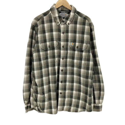 カーハート Carhartt 2ポケ フラップ ワークシャツ メンズ JPN:L