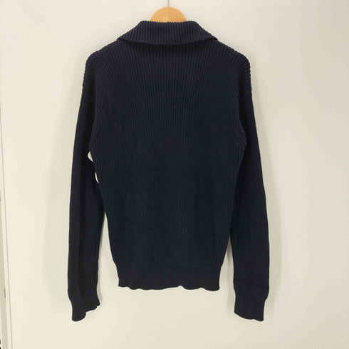 グッチ GUCCI 03AW Tom Ford期 MADE IN ITALY イタリア製 archive レザー ライニング コットン ドライバーズ ニット メンズ import:M