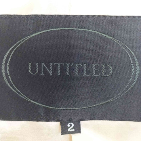 アンタイトル UNTITLED ノーカラーツイードジャケット レディース JPN:2