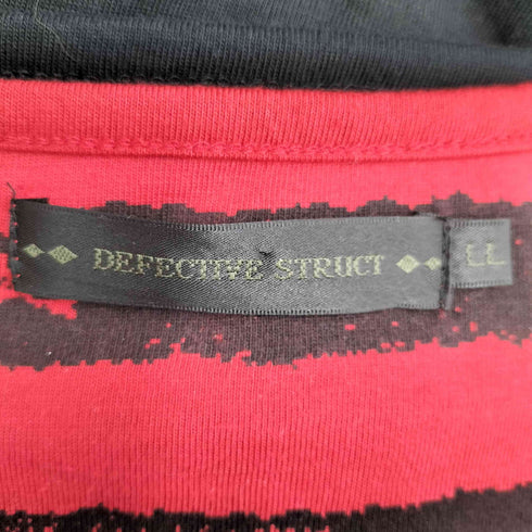 DEFFCTIVE STRUCT レイヤードデザイン レタリングプリント ショートスリーブ Tシャツ メンズ LL