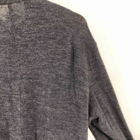 TRANSIT UOMO トランジット ウオモ ウール レーヨン 比翼 ニット シャツ メンズ XL