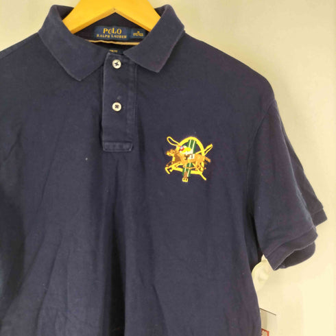 ポロラルフローレン POLO RALPH LAUREN ジョッキー刺繍 ショートスリーブ ポロシャツ メンズ import:M