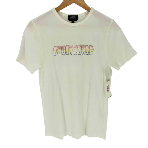 アーペーセー A.P.C. TOUITRONIC レインボープリント クルーネック Tシャツ レディース import:XS