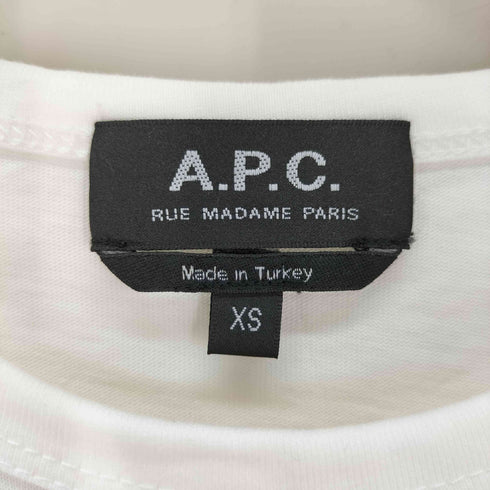 アーペーセー A.P.C. TOUITRONIC レインボープリント クルーネック Tシャツ レディース import:XS