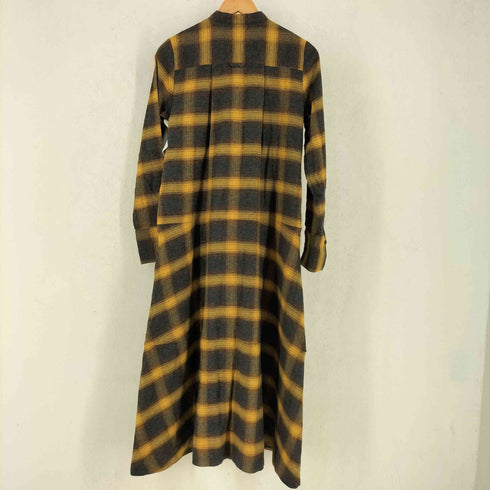 バナナリパブリック BANANA REPUBLIC 25AW オンブレチェック フランネル シャツワンピース レディース XS