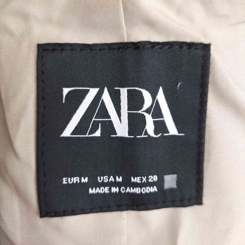 ザラ ZARA オーバーサイズソフトコート ダブル チェスター レディース US M