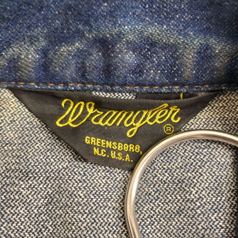 ラングラー Wrangler BADWAY スタッズ TRUCKER デニムジャケット メンズ JPN:M