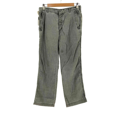 ワイズ Ys 17SS レーヨン混 ボタンフライ デニム ストレートパンツ メンズ 2