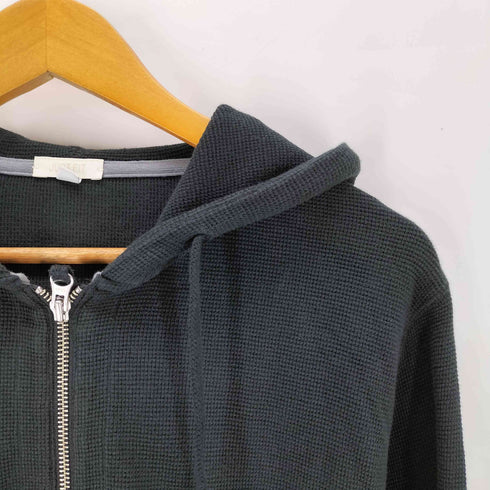 ユニクロ UNIQLO old UNIQLO サーマル ダブルジップ パーカー メンズ JPN:L