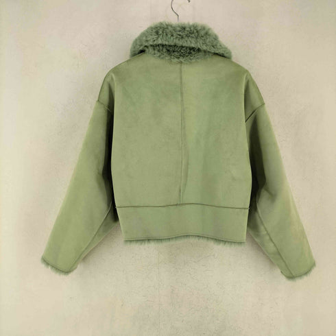 ファーファー furfur エコファーリバーシブルブルゾン レディース ONE SIZE
