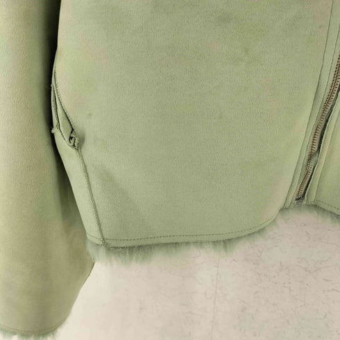ファーファー furfur エコファーリバーシブルブルゾン レディース ONE SIZE