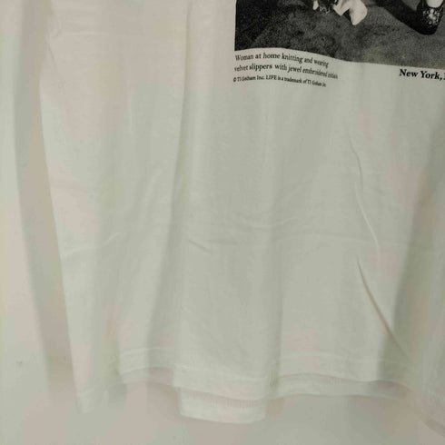 グッドロックスピード GOOD ROCK SPEED Knitting グラフィックプリント クルーネック Tシャツ レディース