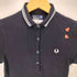 フレッドペリー FRED PERRY AMY WINEHOUSE 鹿の子 ポロシャツ レディース UK:8