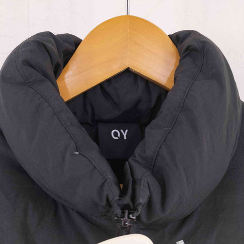 オーワイ OY SIDE ZIPPER LOGO DOWN JUMPER サイド ジッパー ロゴ ダウン ジャンパー メンズ