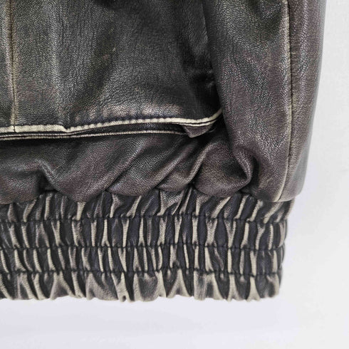 スライ SLY VINTAGE F/LEATHER S/ブルゾン ブルゾン ヴィンテージ フェイクレザー ショート ブルゾン レディース FREE