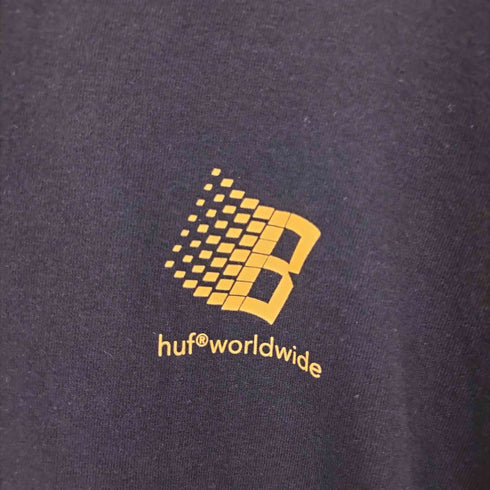 ハフ HUF WORLDWIDE 両面 プリント Tシャツ メンズ import:M