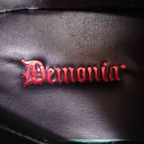 デモニア Demonia PLATFORM BOOTS メタリック レインボー パッチワーク 厚底 ブーツ メンズ US:10