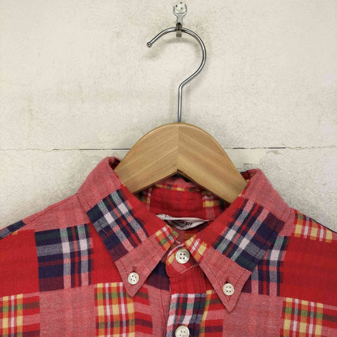 HEPBURN boutique ヘプバーンブティック ボタンダウン ガーゼ 半袖 シャツ メンズ