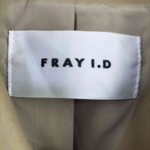 フレイアイディー FRAY I.D 25AW レザーベルトショートトレンチコート レディース 0