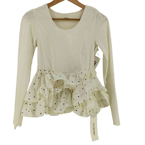 リリーブラウン Lily Brown 26SS ベロアフリルバルーントップス レディース FREE