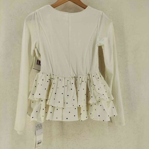 リリーブラウン Lily Brown 26SS ベロアフリルバルーントップス レディース FREE