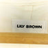 リリーブラウン Lily Brown 26SS ベロアフリルバルーントップス レディース FREE