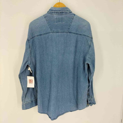 ラングラー Wrangler HERO REAL COMFORTABLES SHIRTS ボタンダウン デニムシャツ メンズ import:L