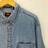 ラングラー Wrangler HERO REAL COMFORTABLES SHIRTS ボタンダウン デニムシャツ メンズ import:L